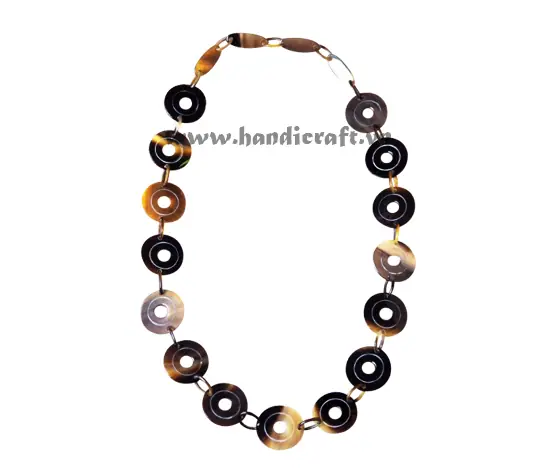 Horn Circle Necklace HD10602, handmade buffalo horn jewelry