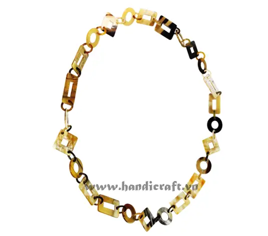 Natural Horn Necklace HD10606, handmade buffalo horn jewelry