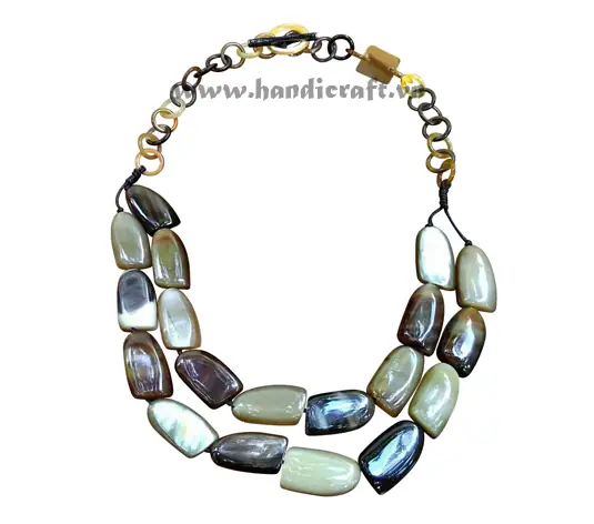 Buffalo Horn Necklace HD10700, handmade buffalo horn jewelry