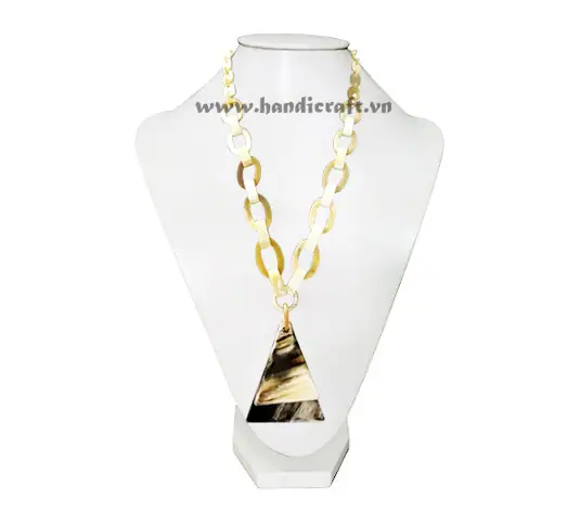 Buffalo Horn Necklace HD10714, handmade buffalo horn jewelry