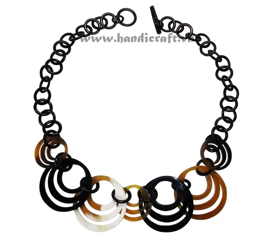 Buffalo Horn Necklace HD10717, handmade buffalo horn jewelry