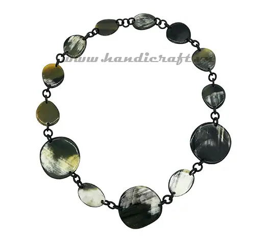 Buffalo Horn Necklace HD10743, handmade buffalo horn jewelry