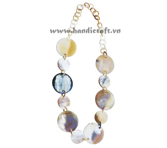 Buffalo Horn Necklace HD10753, handmade buffalo horn jewelry