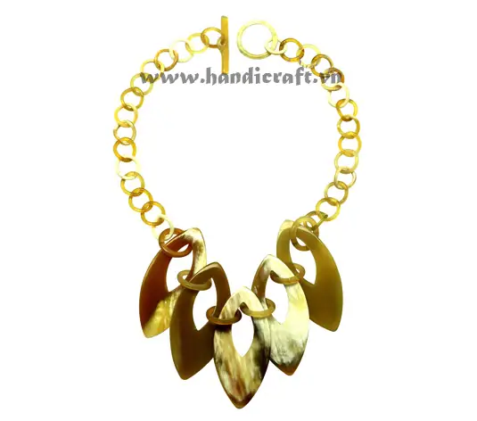 Buffalo Horn Necklace HD10756, handmade buffalo horn jewelry