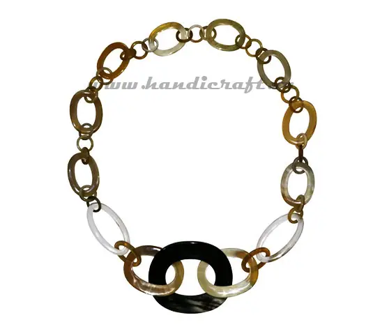 Buffalo Horn Necklace HD10768, handmade natural buffalo horn jewelry from Vietnam