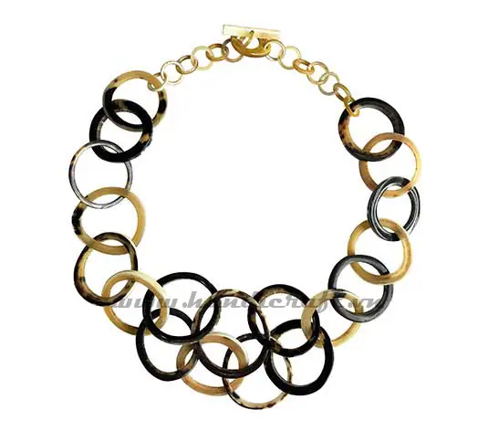 Buffalo Horn Necklace HD10781, handmade buffalo horn jewelry