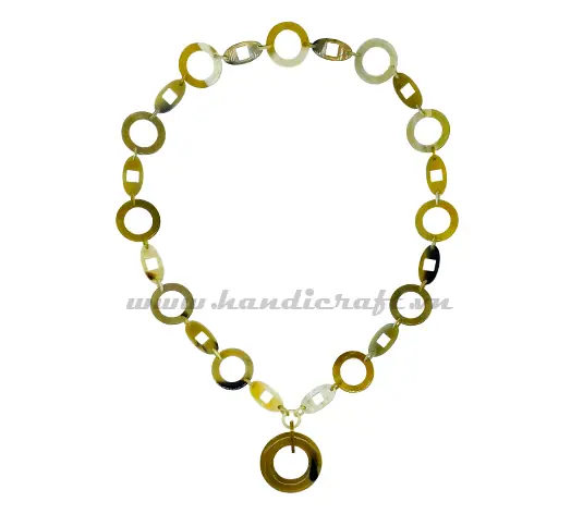 Buffalo Horn Necklace HD10803, handmade buffalo horn jewelry