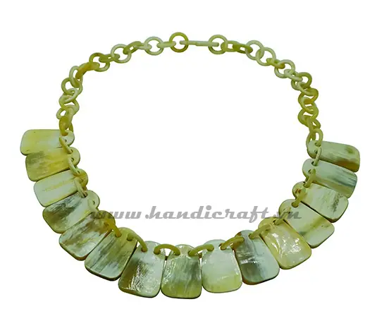 Buffalo Horn Necklace HD10814, handmade buffalo horn jewelry