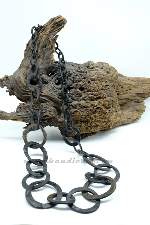 Buffalo Horn Necklace HD10819, handmade buffalo horn jewelry