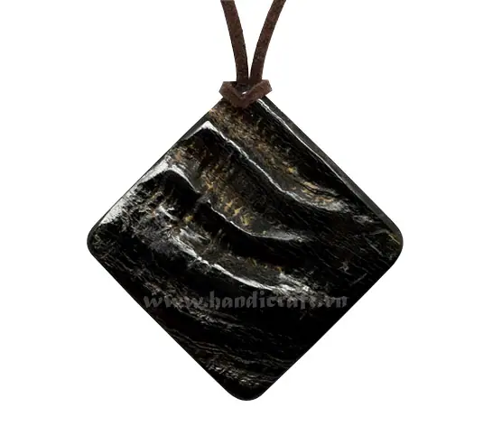 Buffalo Horn Pendant HD20041, handmade buffalo horn jewelry