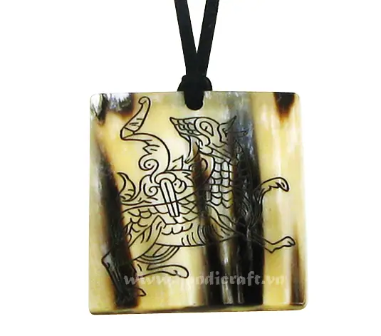 Horn Pendant HD20081, handmade buffalo horn jewelry