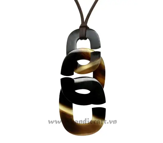 Horn Pendant HD20114, handmade buffalo horn jewelry