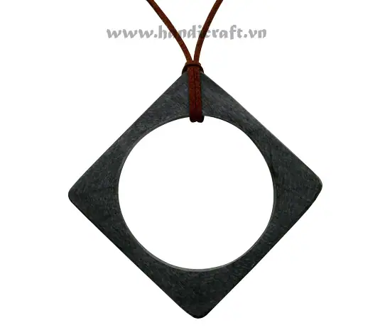 Matte Horn Pendant HD20128, handmade buffalo horn jewelry