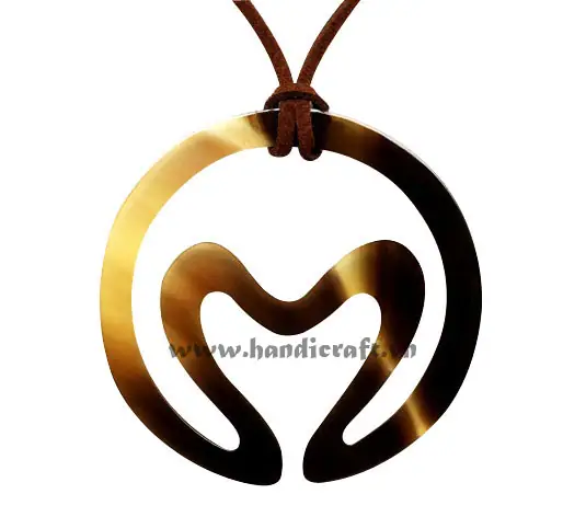 Horn Pendant HD20169, handmade buffalo horn jewelry