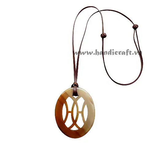 Horn Pendant HD20185, handmade buffalo horn jewelry