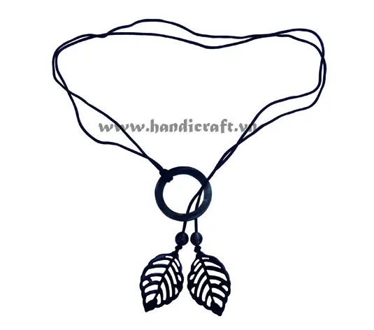 Natural Horn Pendant HD20223, handmade natural buffalo horn jewelry from Vietnam