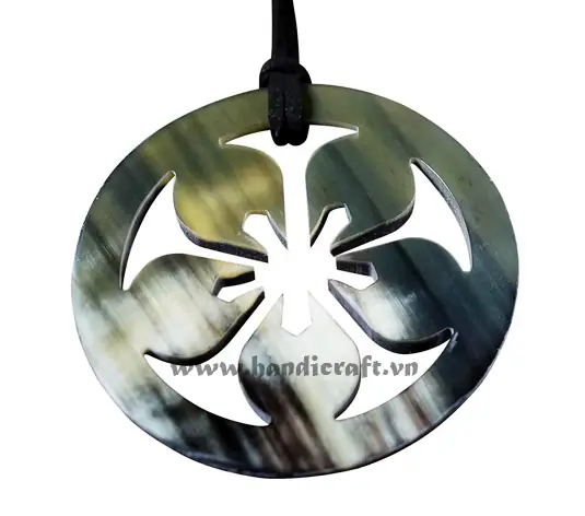 Natural Horn Pendant HD20228, handmade buffalo horn jewelry