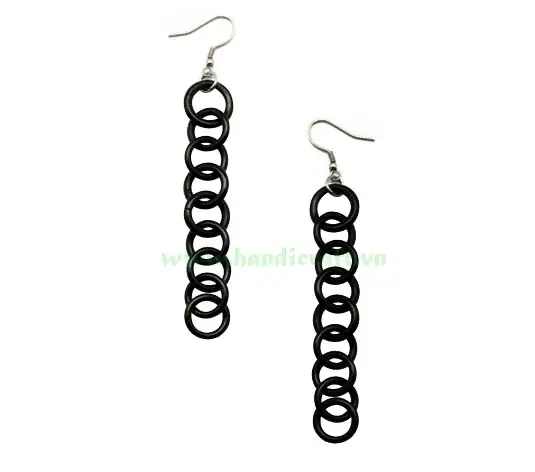 Horn Earrings HD30309, handmade buffalo horn jewelry