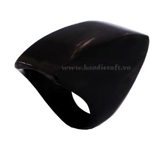 Horn Ring HD40003, handmade buffalo horn jewelry