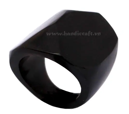 Horn Ring HD40007, handmade buffalo horn jewelry
