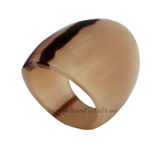 Horn Ring HD40010, handmade buffalo horn jewelry