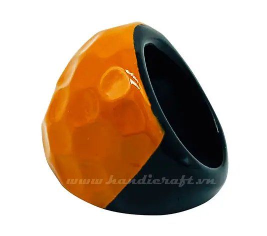 Horn Ring HD40027, handmade buffalo horn jewelry