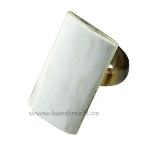 Horn Ring HD40031, handmade buffalo horn jewelry