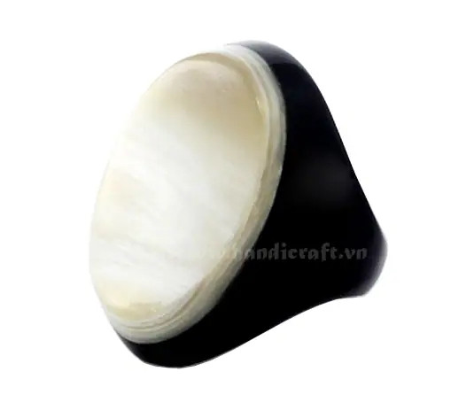 Horn Ring HD40046, handmade buffalo horn jewelry