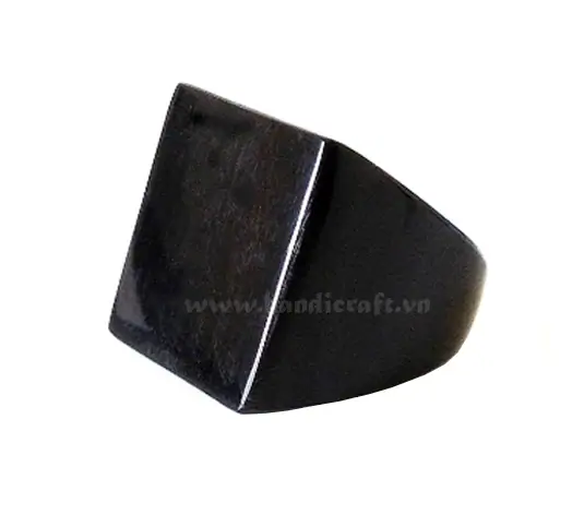 Horn Ring HD40051, handmade buffalo horn jewelry