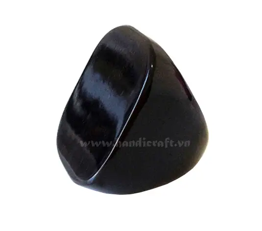 Horn Ring HD40052, handmade natural buffalo horn jewelry from Vietnam