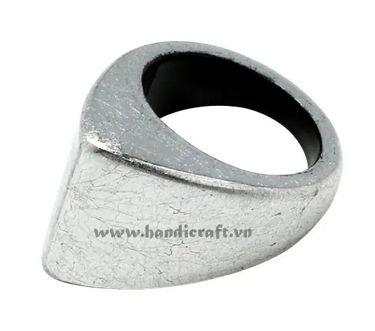 Horn & Lacquer Ring HD40097, handmade buffalo horn jewelry