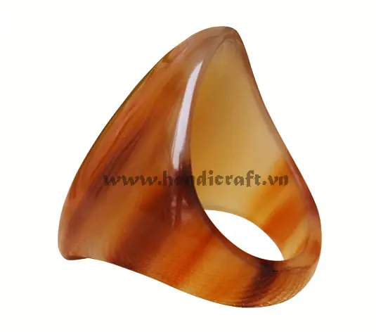 Horn Ring HD40116, handmade buffalo horn jewelry