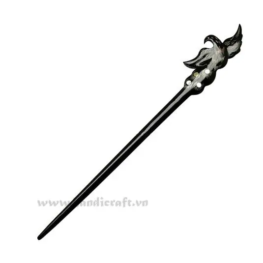 Horn Hair Pin HD50014, handmade buffalo horn jewelry