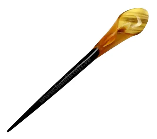 Handmade Horn Hair Accessories HD50104, handmade natural buffalo horn jewelry from Vietnam