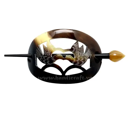 Handmade Horn Hair Accessories HD50256, handmade buffalo horn jewelry