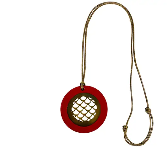 Horn & Lacquer Pendant